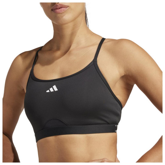 Adidas Γυναικείο μπουστάκι Aeroreact 3-Stripes Bra Adidas Γυναικείο μπουστάκι Aeroreact 3-Stripes Bra